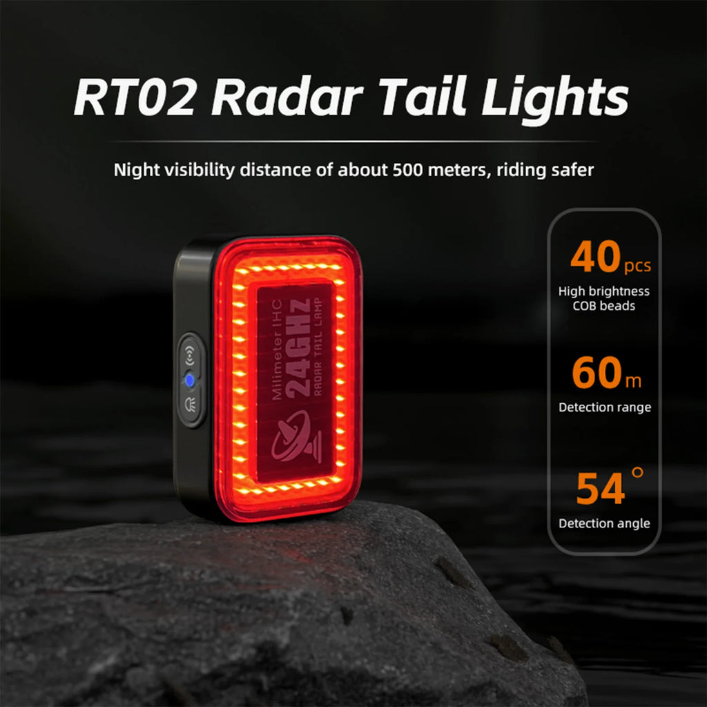 Luz trasera con sensor de proximidad