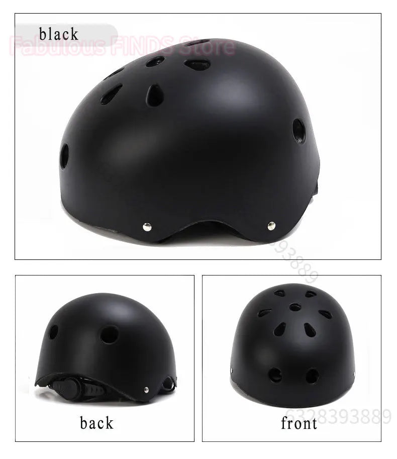 Men Women Children's Cycling Helmet for Skateboard Roller Skating Rafting Rock Climbing Electric Scooter Bicycle Safety Helmet